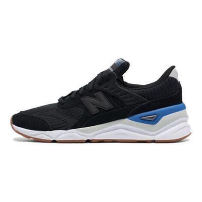 Scarpe Sportive in Mesh NB X-90 Ammortizzazione Resistenti Vestibilità Low-Top Scarpe Casual Lifestyle Sneakers Unisex Nere Blu MSX90RBK