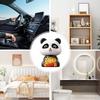 Solar Powered Panda Ornament Auto Nodding Creative Car Dashboard Ornament Home Decor