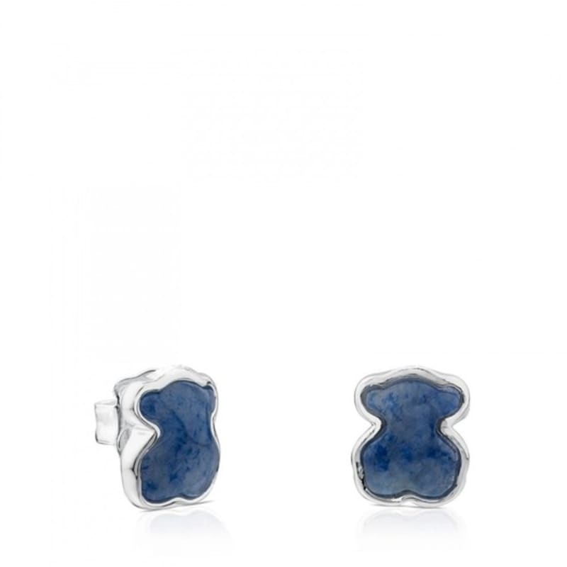 

tous Silver New Color Earrings with Quartz with Dumortierite/615433550 FREE
