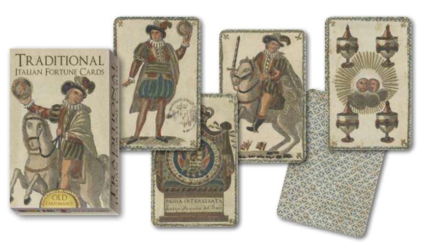 Kancharo Tarot Cards 40 Pieces Tarot Fortune Telling Italian Fortune Japanese Tarot Cards Basic Instructions Pouch Included [Traditional Cards] &