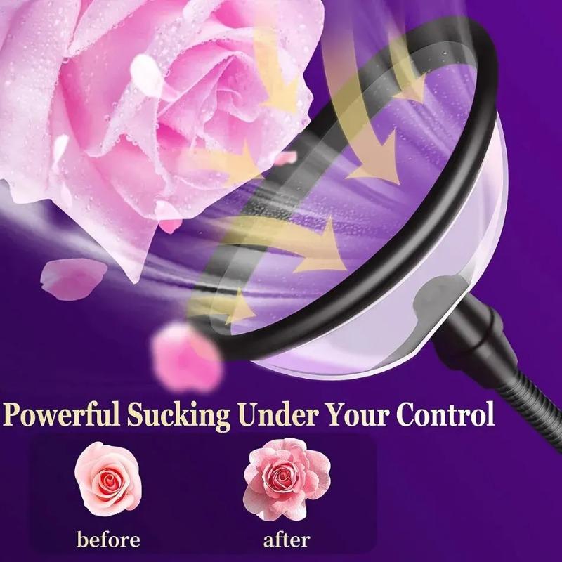 Manual Pussy Pump Pull Rod–Vagina &Clitoris Sucker,Breast Massage&Nipple Stimulator Kit, Enlargement Vacuum Pump Cover Adult Toy
