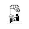 I'd Rather Be Someone Else In the Next Life Mirror Acrylic Stand by Shoma Toriashi