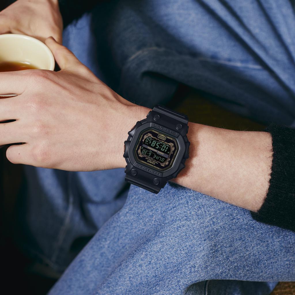 Casio G-SHOCK Men's Resin 200M Water Resistant Shock Resistant Alarm Quartz Watch GX-56RC-1