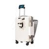 Yongsheng 20'' Front-Opening Suitcase with Universal Wheels, Password Lock & Large Capacity 24'' Zipper