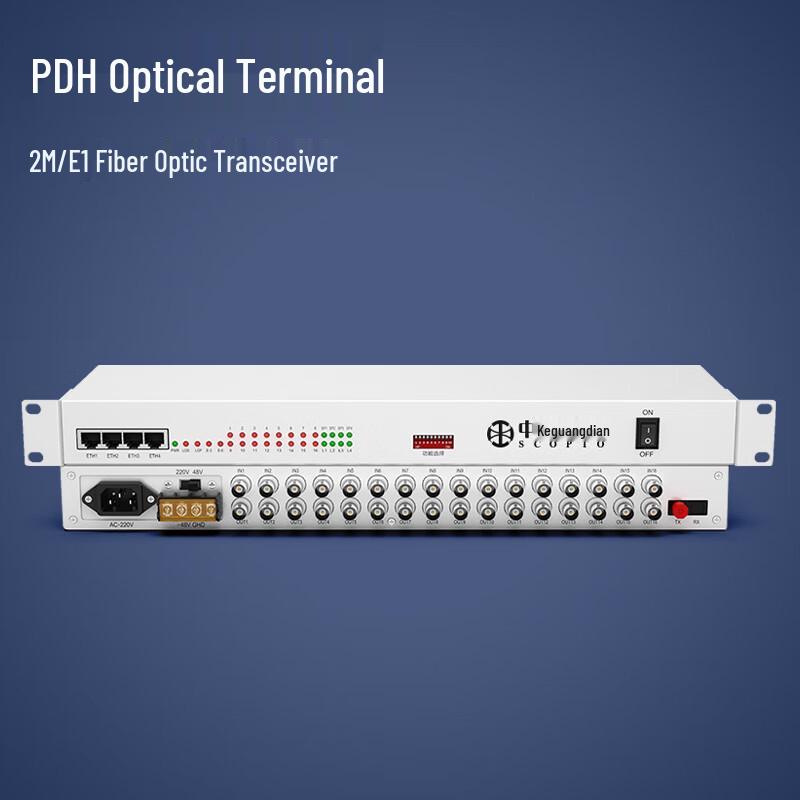 Zhongke Optoelectronics PDH Optical Transceiver with Ethernet Isolation