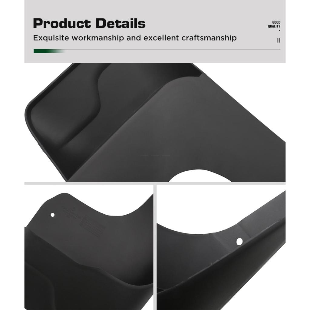 4PCS Car Mud Flaps Splash Guards Mudguards Car Mud Flaps Compatible with Toyota Innova 2016 2017 2018 2019 2020