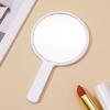 Round HD Handheld Makeup Mirror with Printed Logo - Portable Touch-up and Compact Mirror