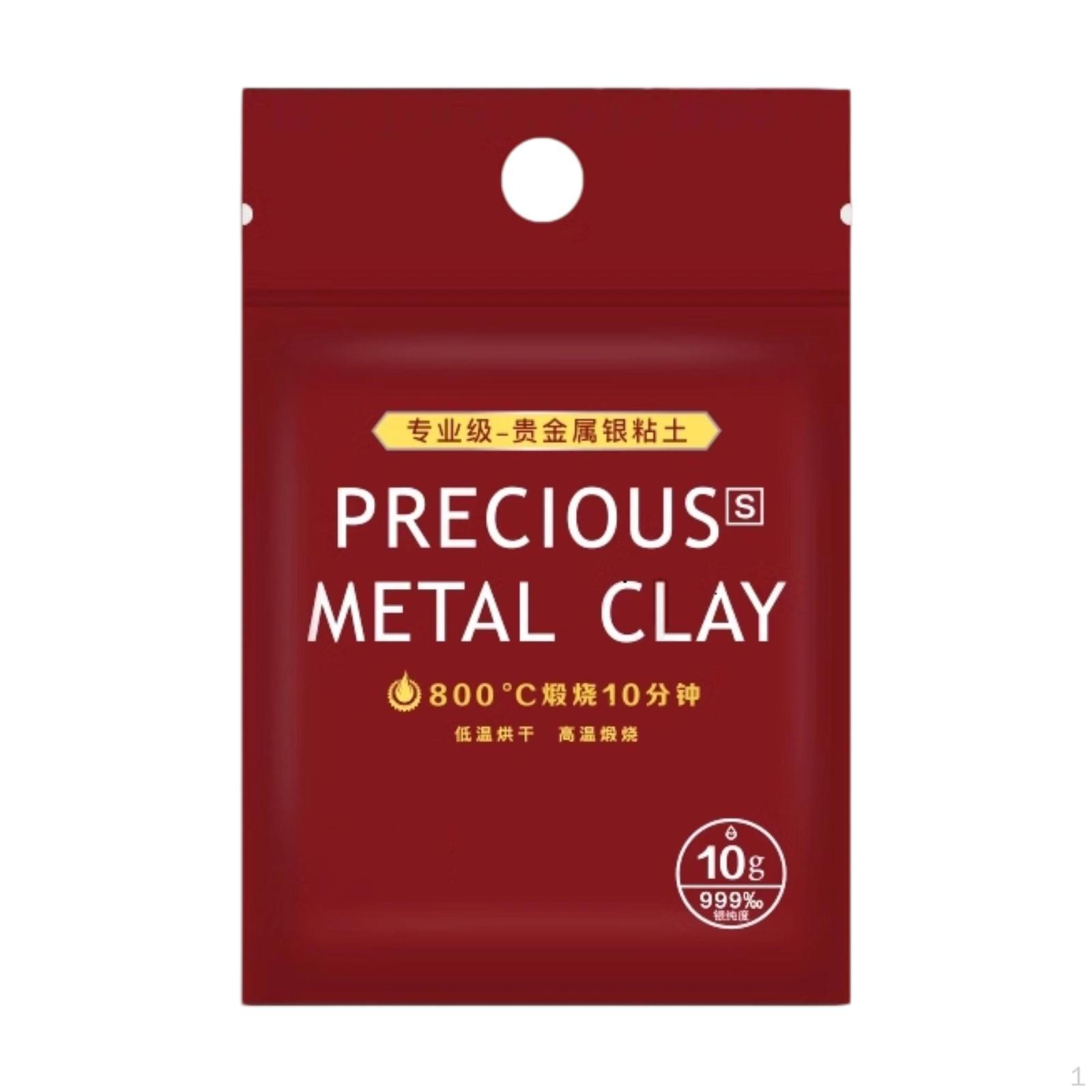 

Металлическая глина для ювелирных изделий, Идеально подходит для бусин и ожерелий 10g