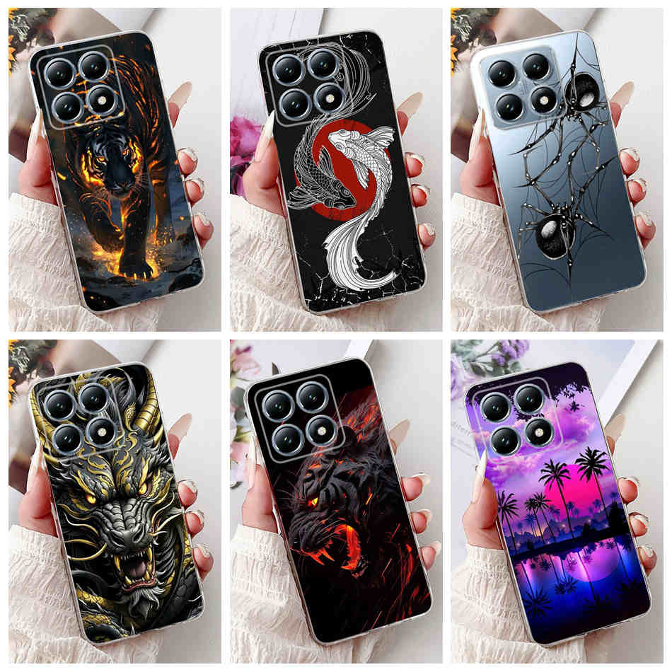 Phone Case For Xiaomi 14T Pro Mi14T 13T Pro Mi13T 2024 New Fashion Cool Design Soft Silicone TPU Slim Case