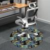 1pc Batman Pattern Office Round Area Rug, Under Office Chairs Bedroom Living Room Home Decor, Room Deco, Available in Various Sizes