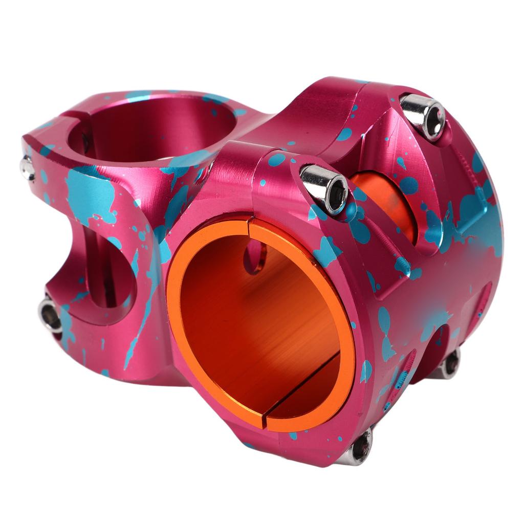 Mountain Bike Stem Aluminium Alloy 31.8x35mm Handle Bar Handlebar Riser Accessory Rose Red Blue