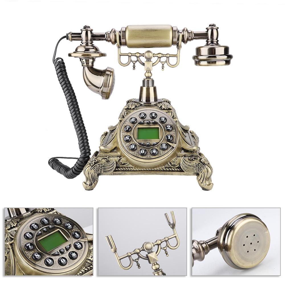 MS-5501A Vintage Retro Evropský styl imitace starožitného telefonu pro domácí kancelář