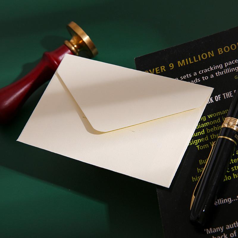 10Pcs Kraft Paper Mini Small Envelope Retro Literary Japanese Ins Simple Love Letter Handwritten Premium Letterhead