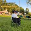 Moon Chair: Portable Low Back Folding Chair for Camping and Outdoor Activities