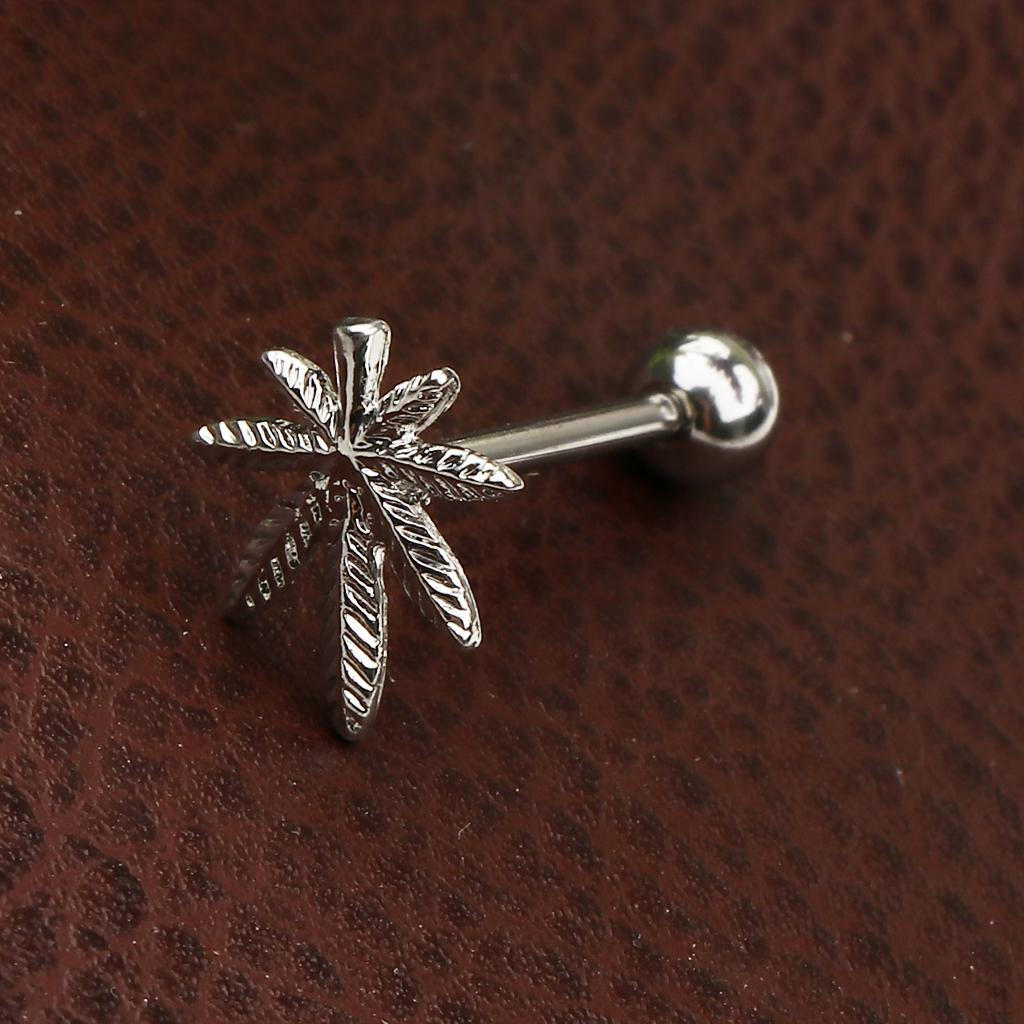 Пирсинг губ, кольца для подбородка, штанги, лабреты - Серебристый серебряный