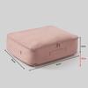 Quilt Down Coat Storage Bag With Zipper Easy Carrying Items Storage Box For Bedroom Closet