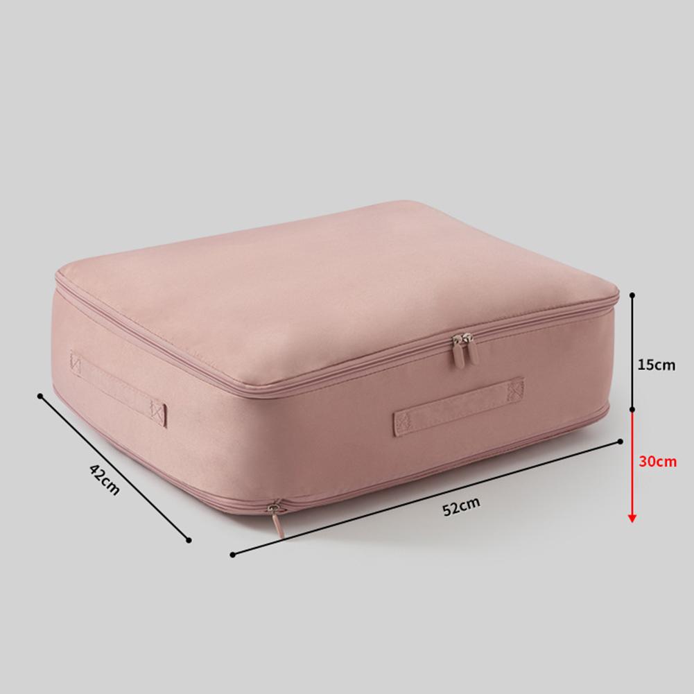 Quilt Down Coat Storage Bag With Zipper Easy Carrying Items Storage Box For Bedroom Closet