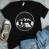 I Hate People Camping T Shirt Camp S Hiking Nature Vintage Washed Top For Everyday Wear Slightly Fashion Versatile Stretched