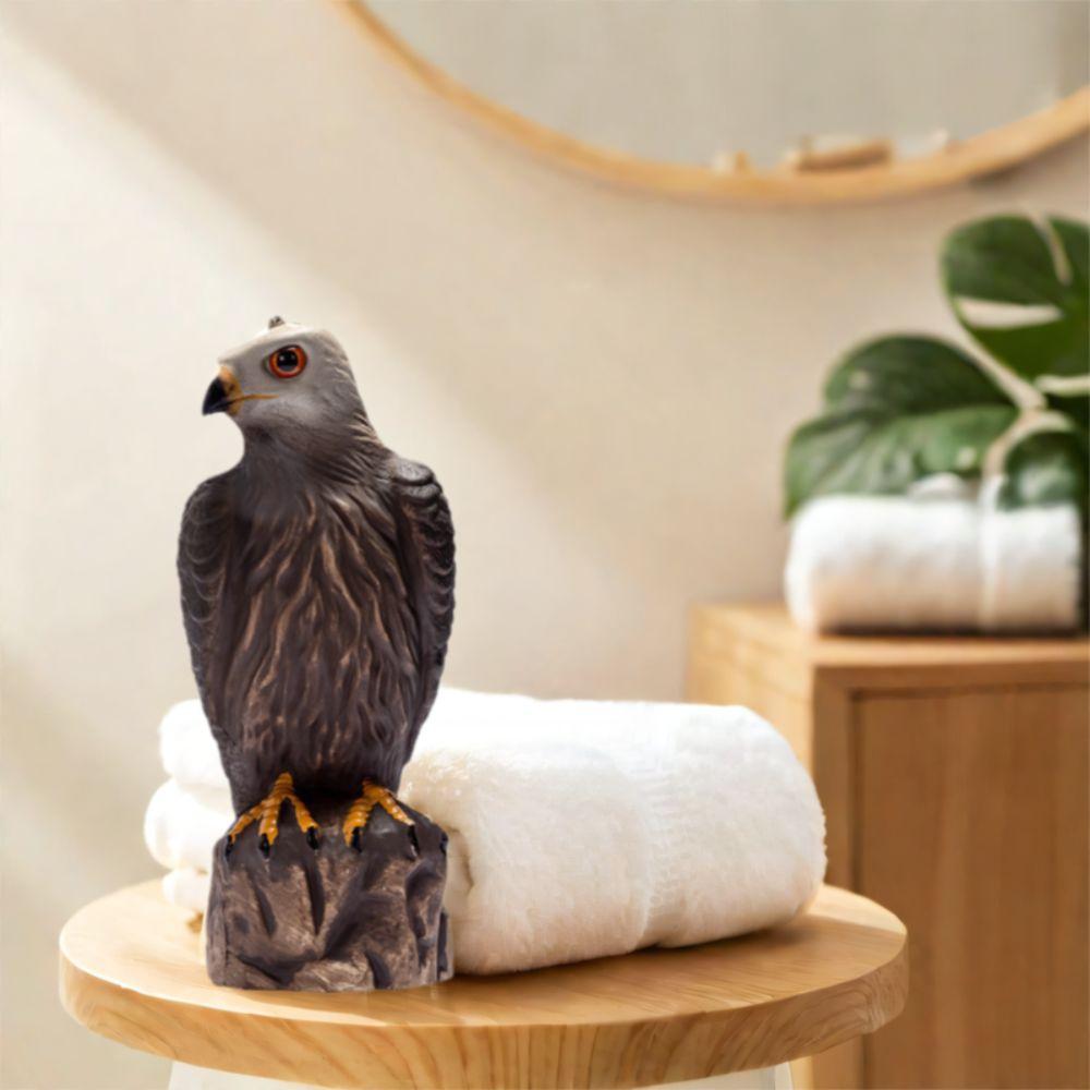 Sturdy Eagle Repellents Statue Lifelike Birds Decoy Hawk Creative Hawk Ornament Outdoor Courtyard