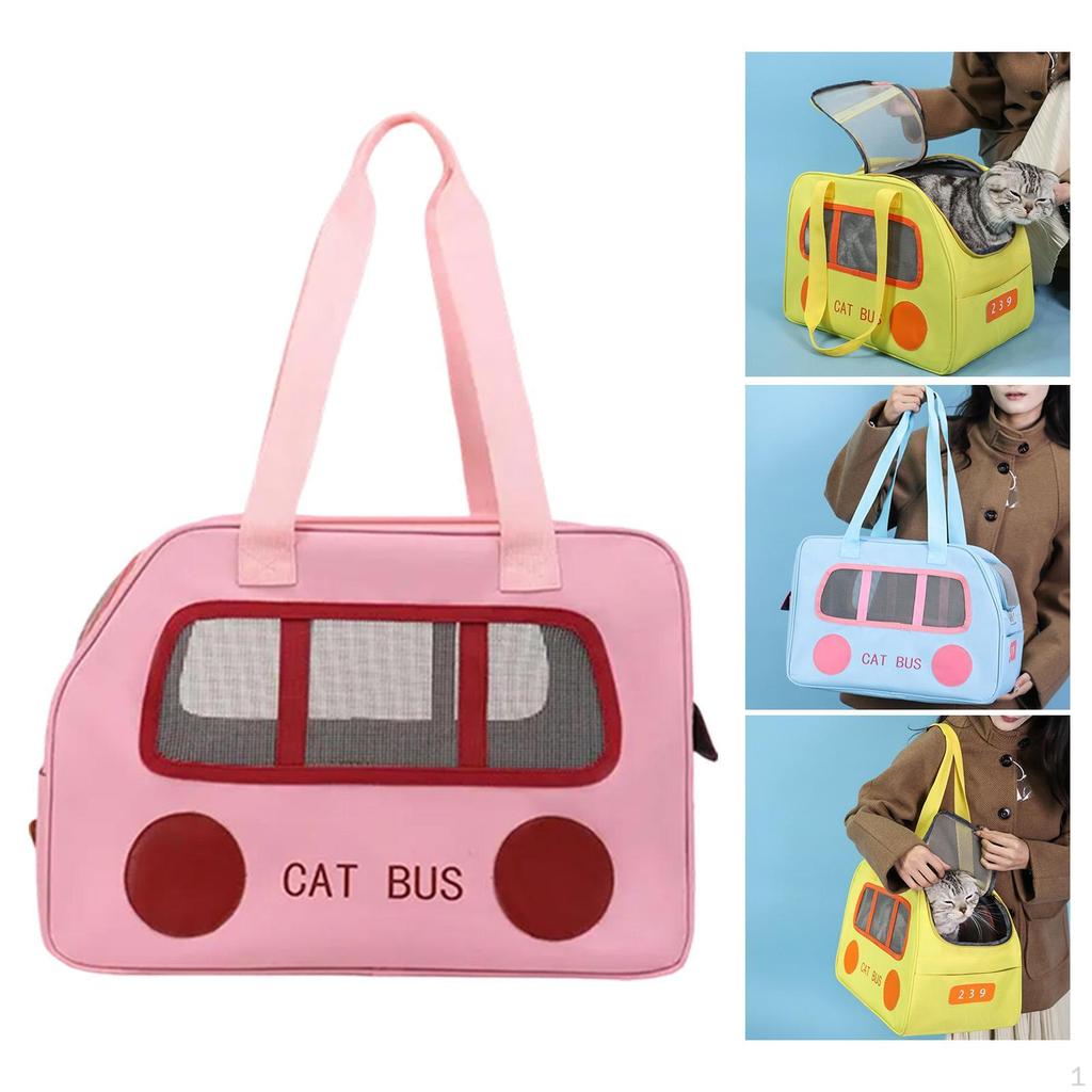 Cat Carrier -bag Kitten Travel Bag House Handbag for Outside Little Dog Fishing