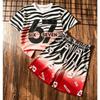 Herren Set 67 Mit Nummer Bedrucktes Herren T-Shirt und Shorts 2-teiliges Set Sommer Street Casual Outdoor Sport Herren- und Damen-T-Shirt-Sets