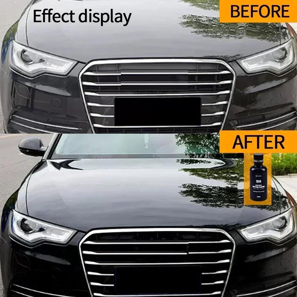 9H Płynne Szkło Ceramiczna Powłoka Samochodowa Płyn Hydrofobowy Zestaw Powłoki Szklanej Nano Ceramiczna Powłoka Samochodowa Auto Lakier Polerowanie Wosk w Sprayu