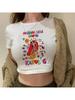 Manana Sera Bonito Yk2 Gothic  Streetwear  Crop Top Girl Kawai Yk2 Korean Fashion Tee  Clothes