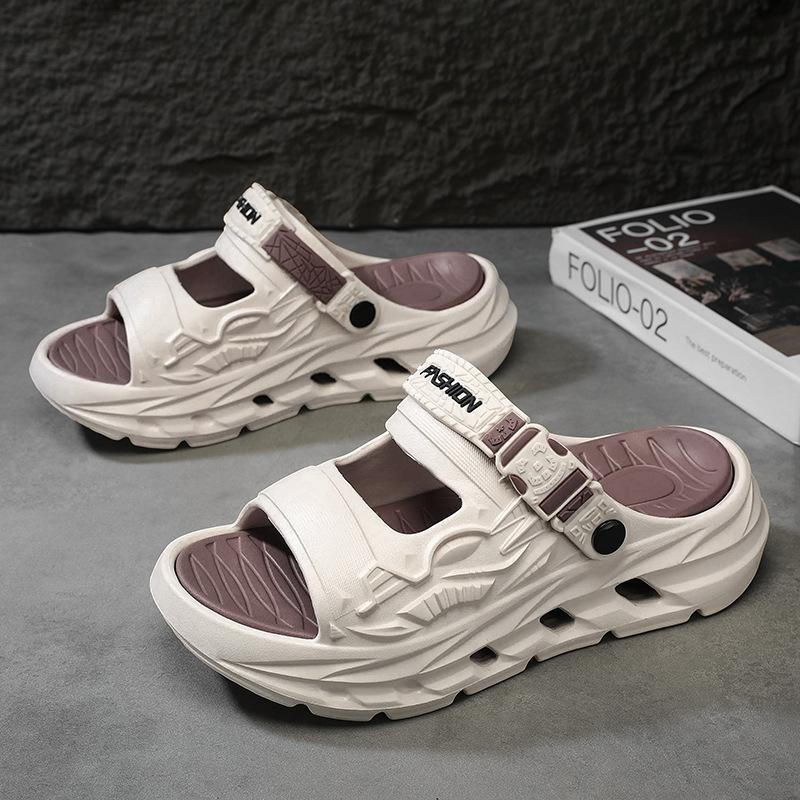 Slippers summer wear sports platform driving dual-purpose large-size outdoor beach sandals