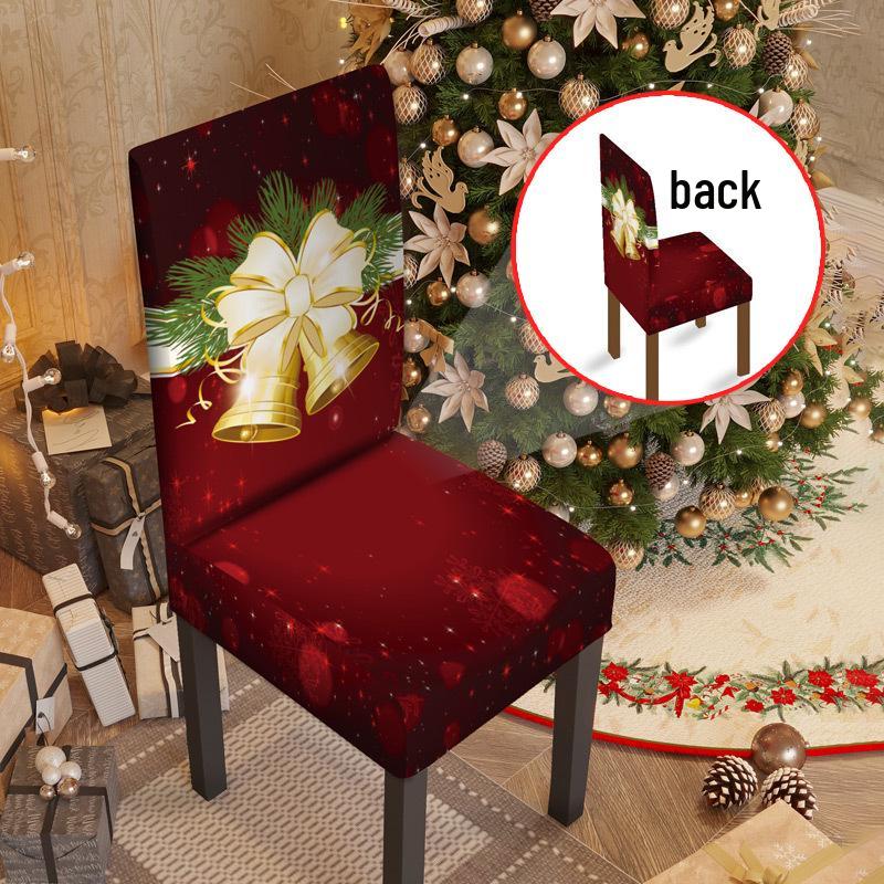 Universal Christmas Dining Chair Cover Family Set Single Chair Cover One Size 890₽