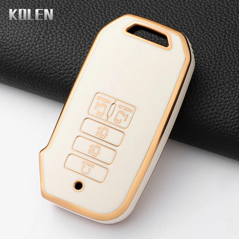 Fashion Tpu Car Key Case Cover Fob For Kia K2 Kx Rio Sorento K4 Cerato Forte Picanto Stonic Carnival Niro Morning Verna Sportage