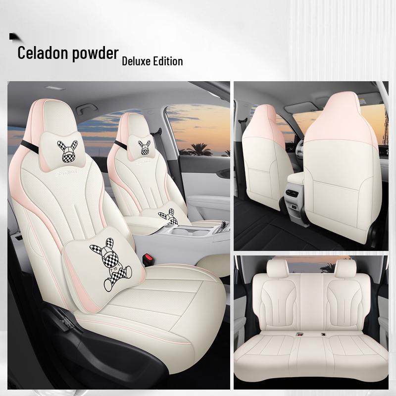 Geely Vision All-Season Universal Seat Covers: Full Coverage Car Interior Cushion Set