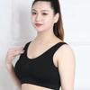 Plus Size Bras No Steel Ring Bra Vest Type Anti-sagging Gathered Mother Bra Sports Underwear
