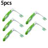 5/10pcs Portable Soft Rubber Folding Microfiber Toothbrush For Travel Couples