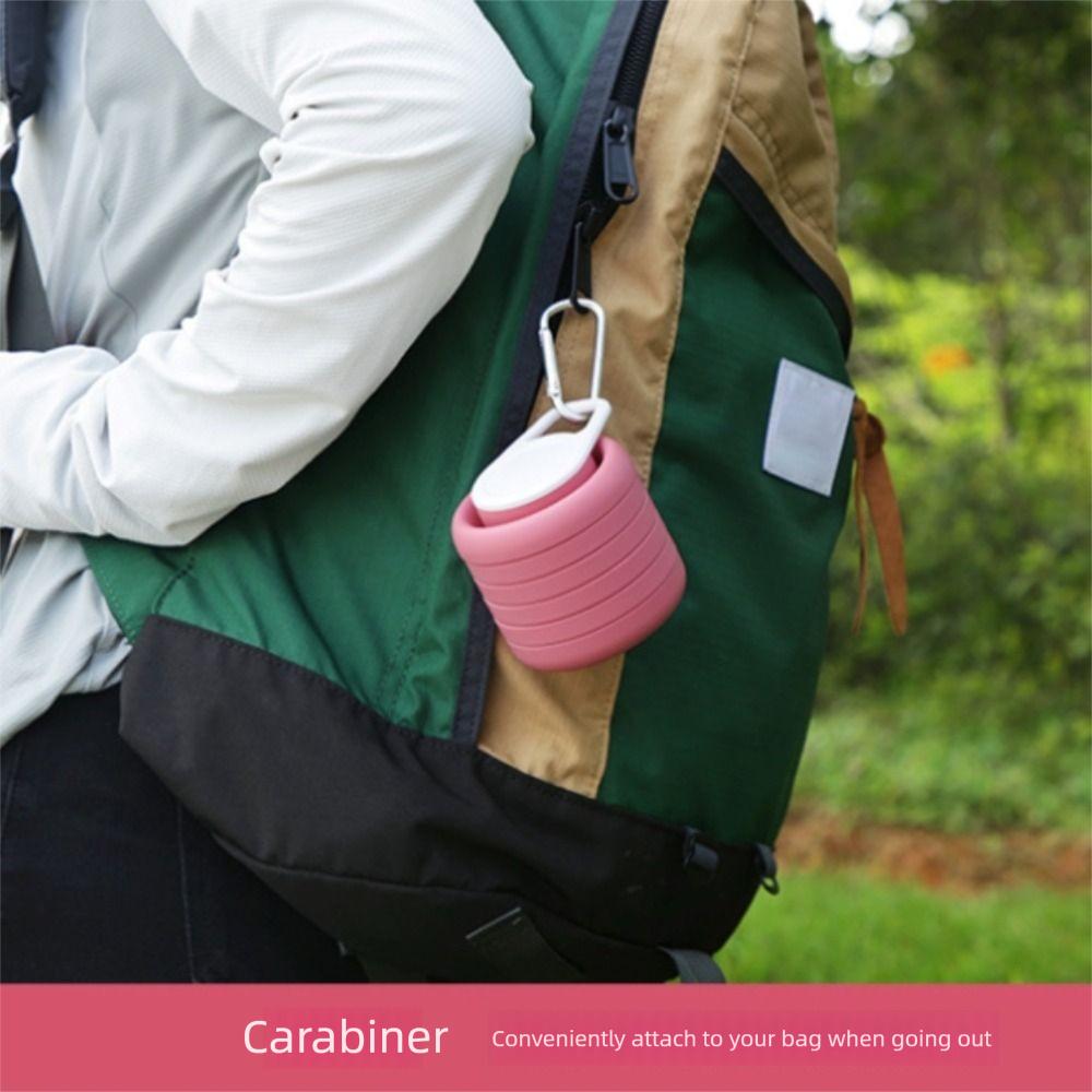 Retractable Collapsible Sport Bottle Large-capacity Foldable Drinking Cup Camping
