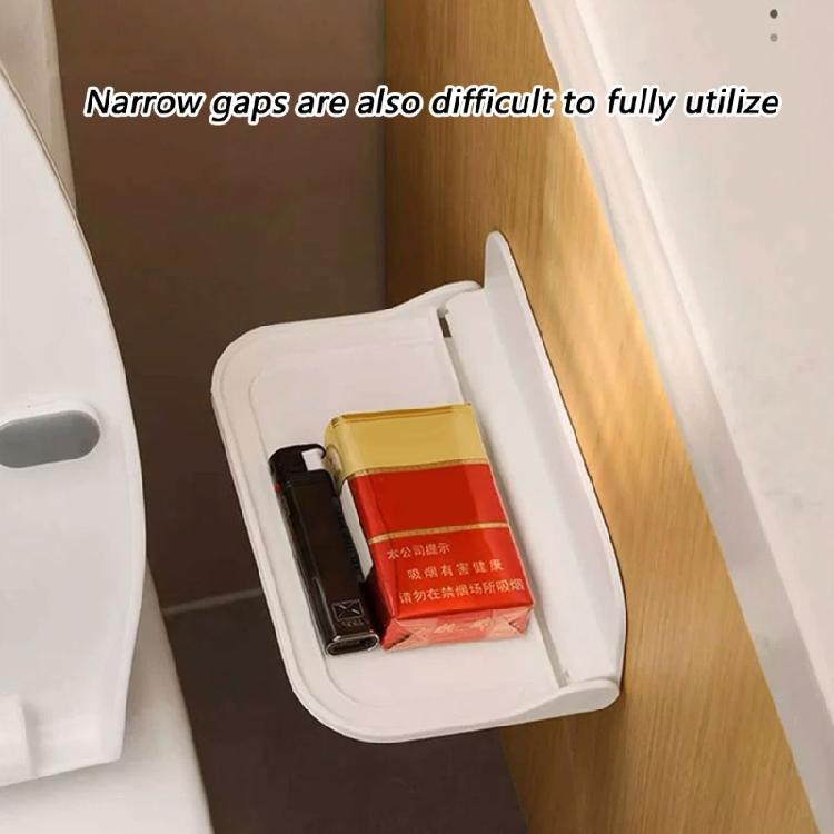 Space Saving Foldable Shelf Waterproof Surfaces Easy Installation No Drilling Wall Mount Organizers Suitable for Campers