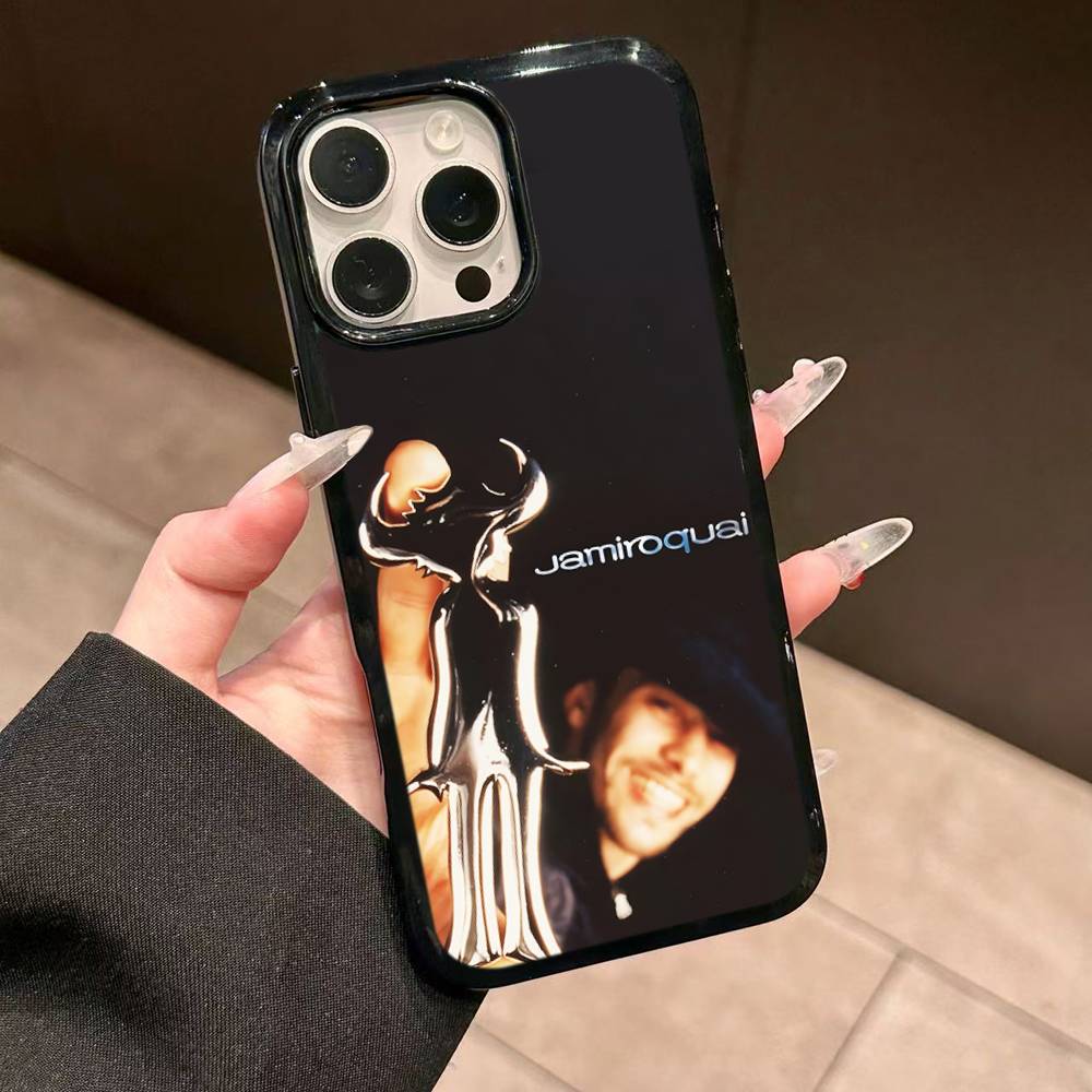 Rock Band J-jamiroquais Phone Case Wireless Charging PC+TPU For IPhone 11 12 13 14 15 16 17 Pro Max Plus Case