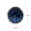 1PC Automobile Clock Dashboard Car Clock Interior Decor Portable Mini Clock Decoration Luminous Analog Watch Ornaments For Cars