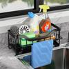 Rag Rack, Countertop, Kitchen Supplies Rack, No Punching, Household Sponge Storage, Drain Rack, Scouring Cloth Hanging Rack.