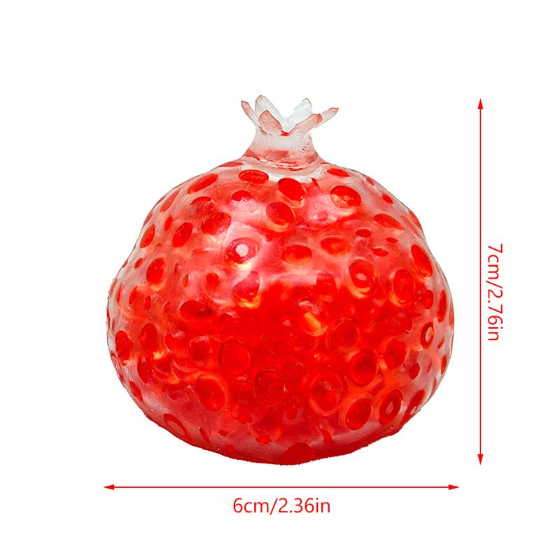

{Summer2} Creative Pomegranate Explosion Beads Squishy Balls Stress Relieving Toy Slow Rebound Fidget Children Decompression Toy