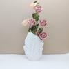 Realistic Leaf Pattern Flowerpot Molds Cements Mould Silicone Material for Vase