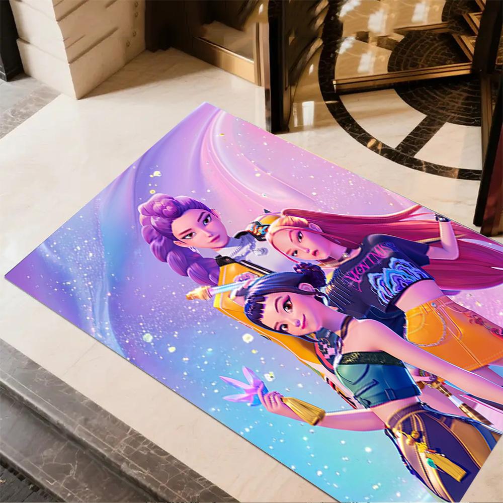 Futuristic Fashion Show Floor Rug Office Rug Design for Dormitory Bedrooms Decorate room Kitchen Anti-slip Rug Decorate Offices Gift for Festivals