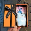 Plush Squeaky Bear Keychain Pendant - Cute Backpack Doll, Cartoon Gift