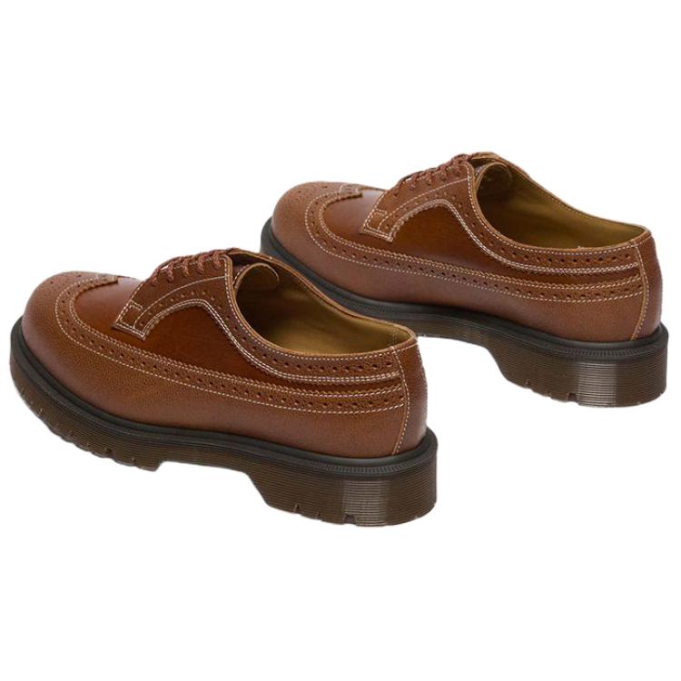 Dr. Martens Mie 3989 Leather Fashion Lace-Up Low-Top Casual Shoes Unisex Casual Shoes Brown 41595200