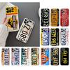 Phone Case For Iphone 17 Pro Max Air 16 15 14 13 Pro Max 15 16 Pro 15Plus License Plate Number Car