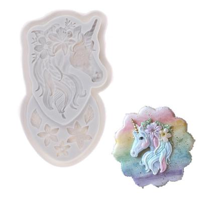 Heste Silikonform Fondantform Kakedekoreringsverktøy Sjokolade Gumpaste Form