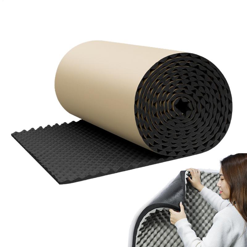 Insonorizzante per Auto 100/200cmx50cm Tappetino Ignifugo per Isolamento Termico e Acustico Isolatore del Rumore per Cofano Auto Tamponi Fonoassorbenti