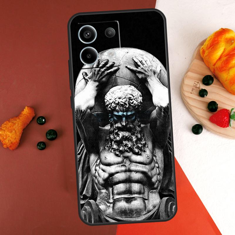 

Greek Statue Wearing Hoodie Case For Xiaomi Redmi Note 14 9 10 11 12 13 Pro 9S 10S 11S 12S Redmi 13C 10C 12C 14C Coque Redmi 10