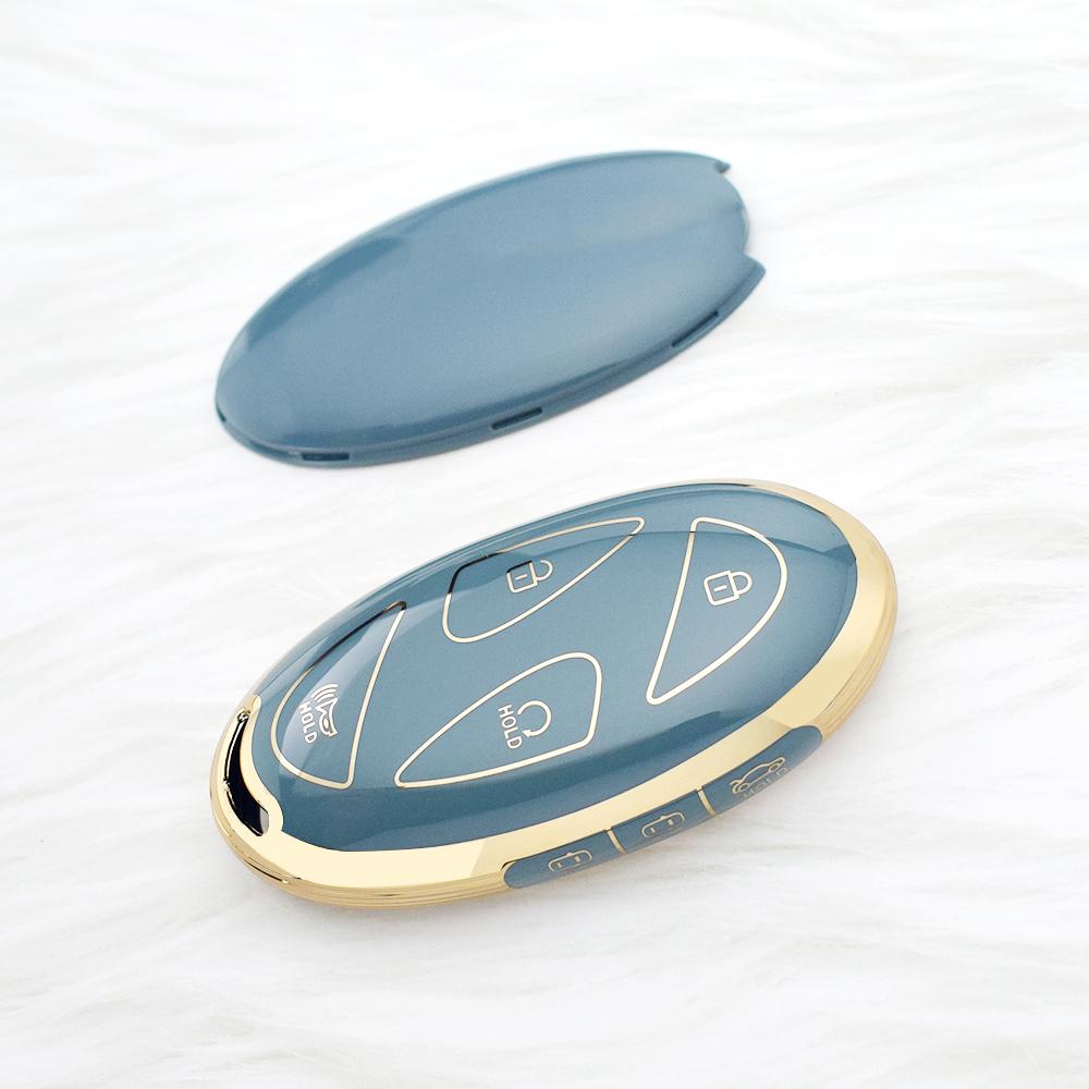 7 Buttons TPU Car Key Case for Hyundai Grandeur GN7 KONA Ev 2023 Lonic 6 Smart Remote Key Shell Fob Auto Cover Accessories