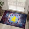 Aston Villa Fußball Design Kristall Samt Teppich Gemütlich Kein?Rutschfester Teppich mit Aufdruck für Schlafzimmer Wohnzimmer Eingang