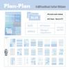 Planwith Logical Multi-functional Marker Stickers: Portable Writing & Classification Index for Planners & Notebooks